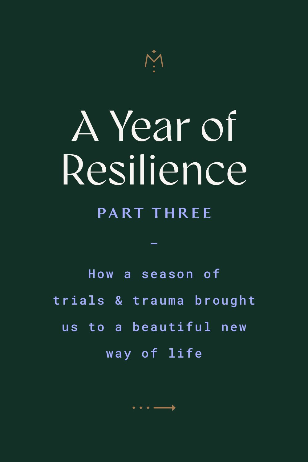 A Year of Resilience, Part 3