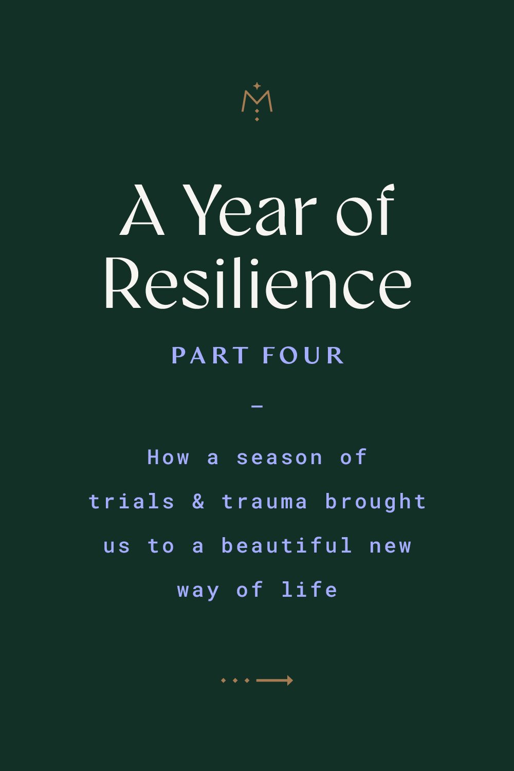 A Year of Resilience, Part 4